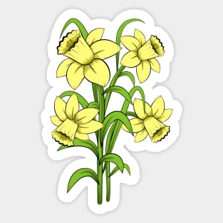 Daffodils Sticker